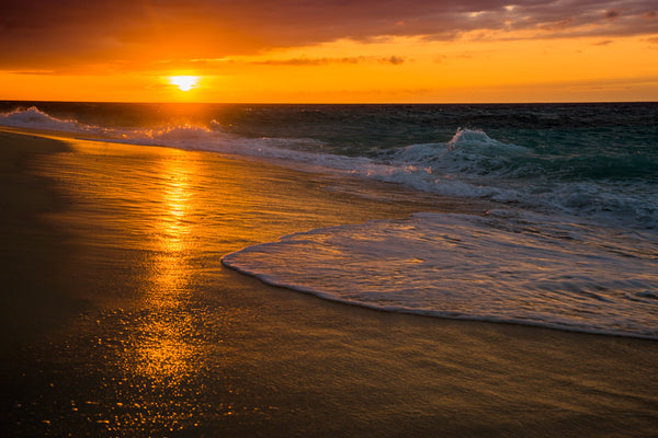 Sunset on the beach